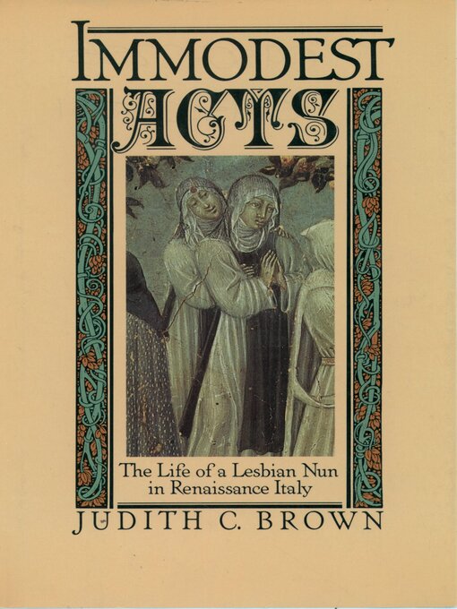 Title details for Immodest Acts by Judith C. Brown - Available